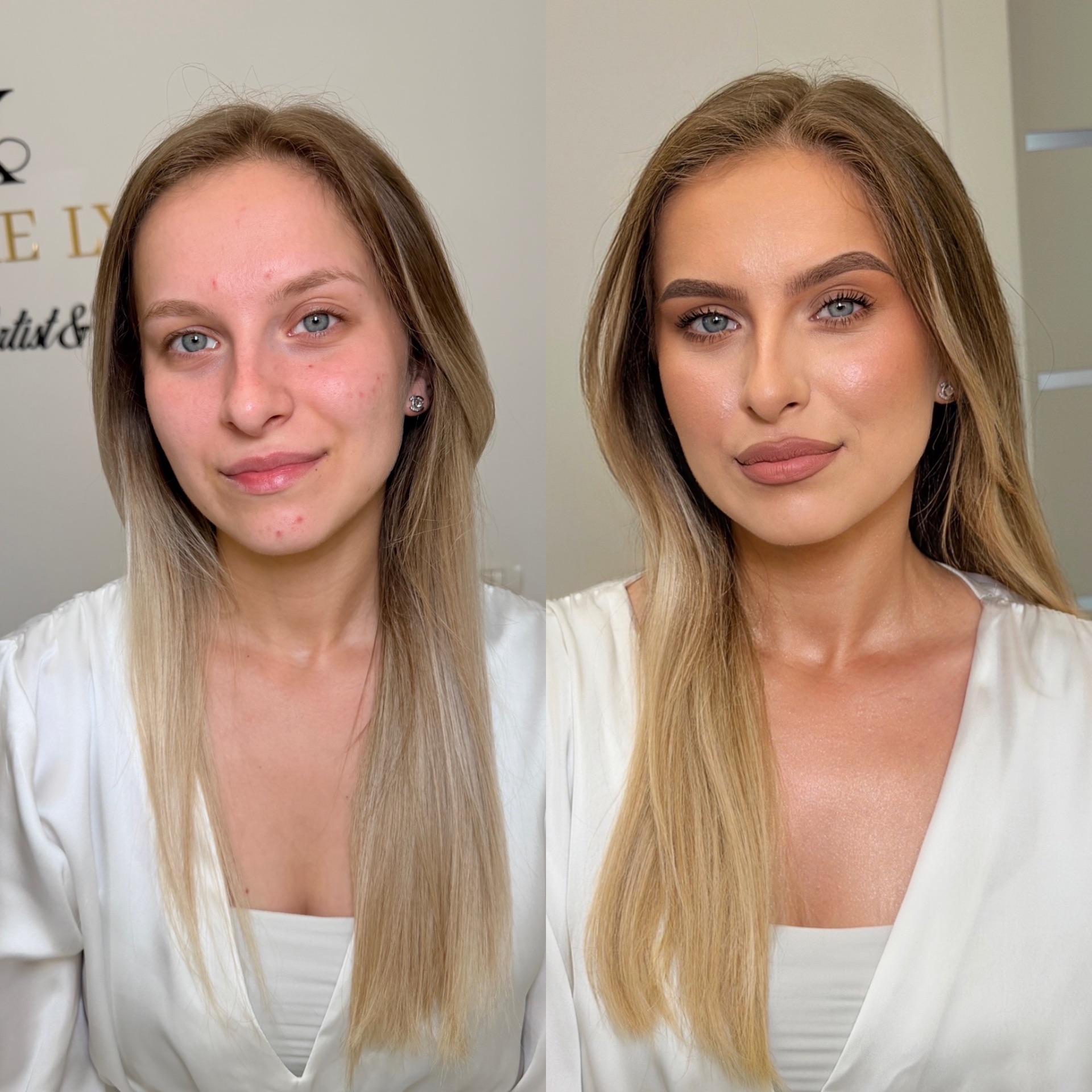 Transformare cursantă Kame Ly — înainte și după, exemplul 2